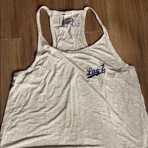 PINK Grey “Lazy” Tank